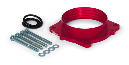 AirAid PowerAid Red Throttle Body Spacer 05-up Gen III Hemi Car - Click Image to Close